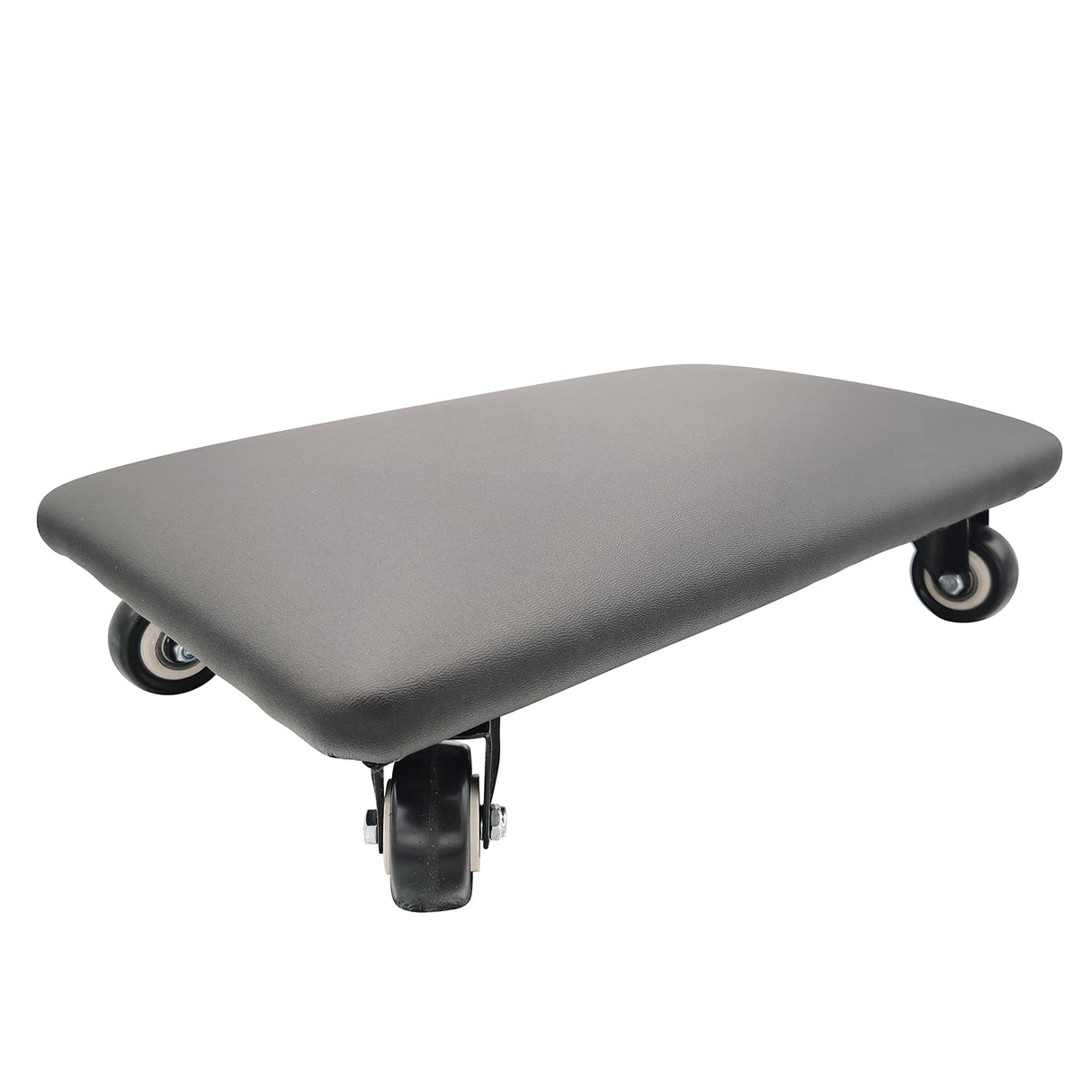 Btibpse Roller Seat 360 Degree Rotating Low Stool with Wheel Chair PU Leather Universal Swivel Caster Wheels for Home Office Fitness and Garage Btibpse