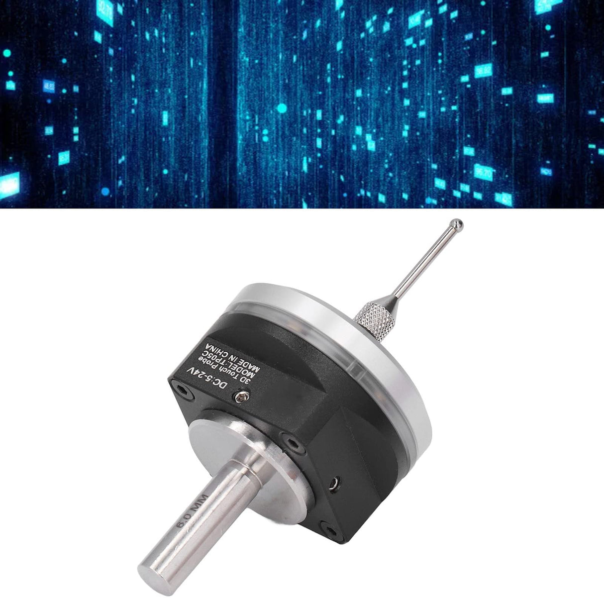 CNC 3D Edge Finder, Professional High Accuracy Universal 3D Sensor Probe, Waterproof Multifunctional 3D Edge Locator with Tungsten Steel Tip for X, Y Diydeg