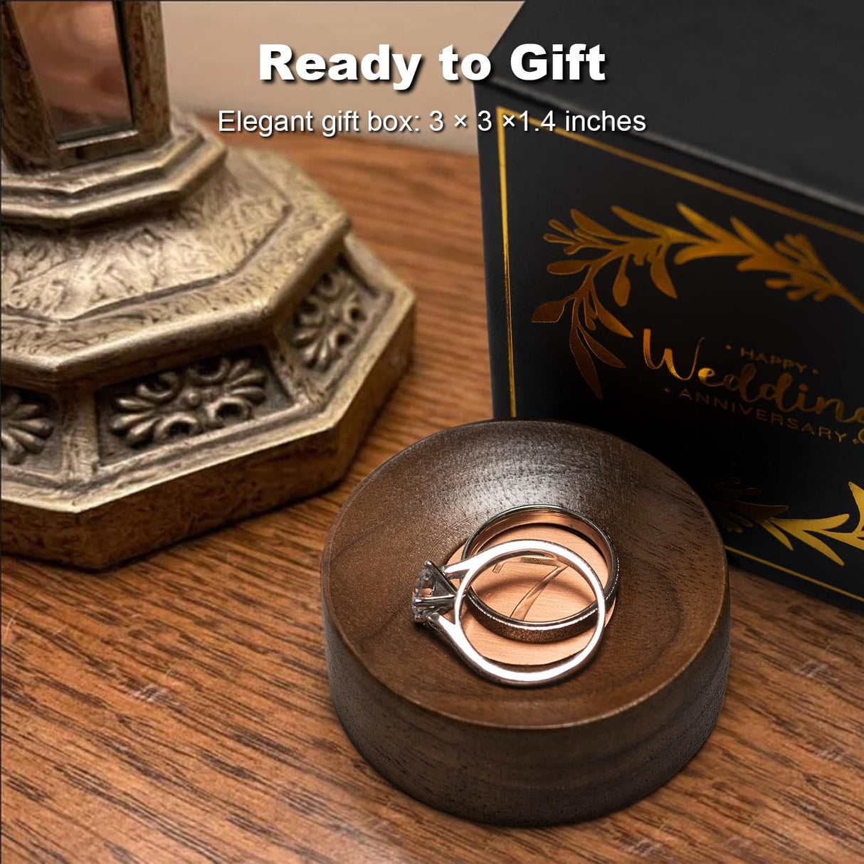 7 Year Anniversary for Him Husband Gift - Copper Gifts for 7th Anniversary for Men, Copper Anniversary for Couples Gifts for Her, Hand Made Mini UniArea