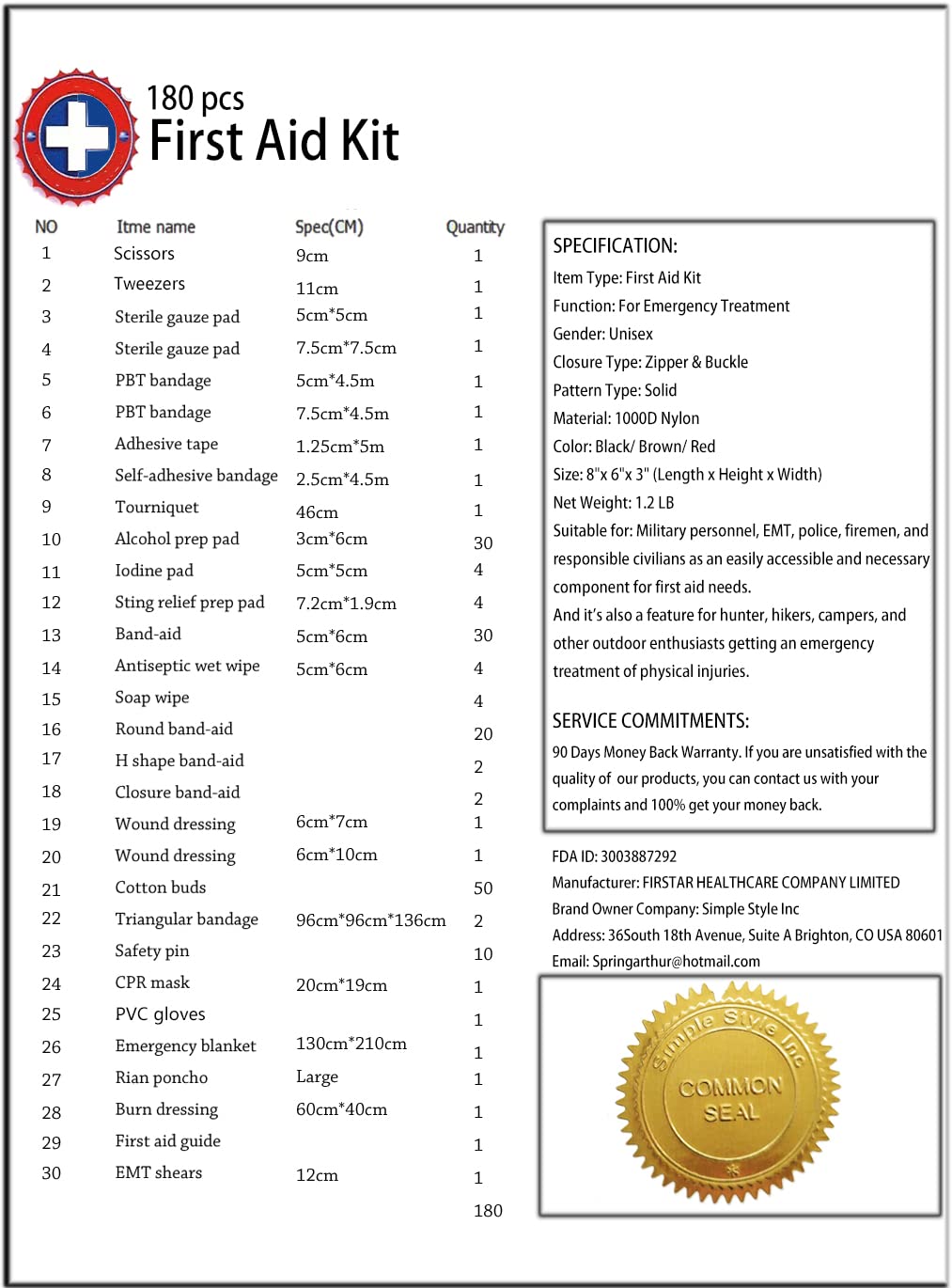 Carlebben EMT Pouch MOLLE Ifak Pouch Tactical MOLLE Medical First Aid Kit Utility Pouch (With Medical Supplies) Carlebben