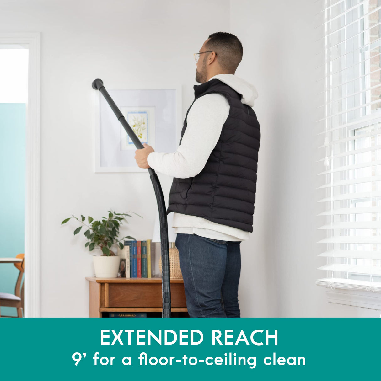 Kenmore KW3030 Wet Dry Canister 3.2 Gallon 2.5 Peak HP Shop Vacuum Cleaner with Extension Wands Tool Storage & Wall Bracket for Garage, Car, Home & Kenmore