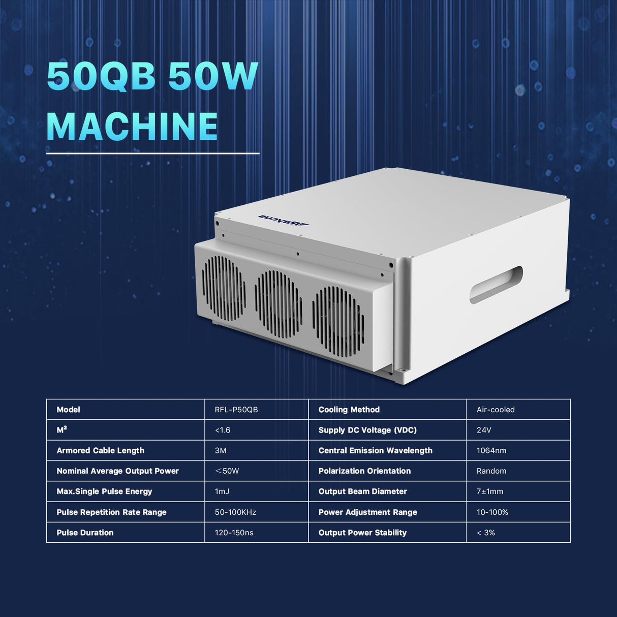 Cloudray 50W Fiber Laser Engraver with Rotary Axis, LightBurn Compatible Laser Engraver with Red Dot Pointer, 7.9x7.9 Solid State Laser Marking Cloudray