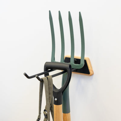 StoreYourBoard Tool Max Single Storage Rack, Solid Wood and Steel, Holds 50 lbs, Wall Mount Home and Garage Hook Organizer and Hanger, Small