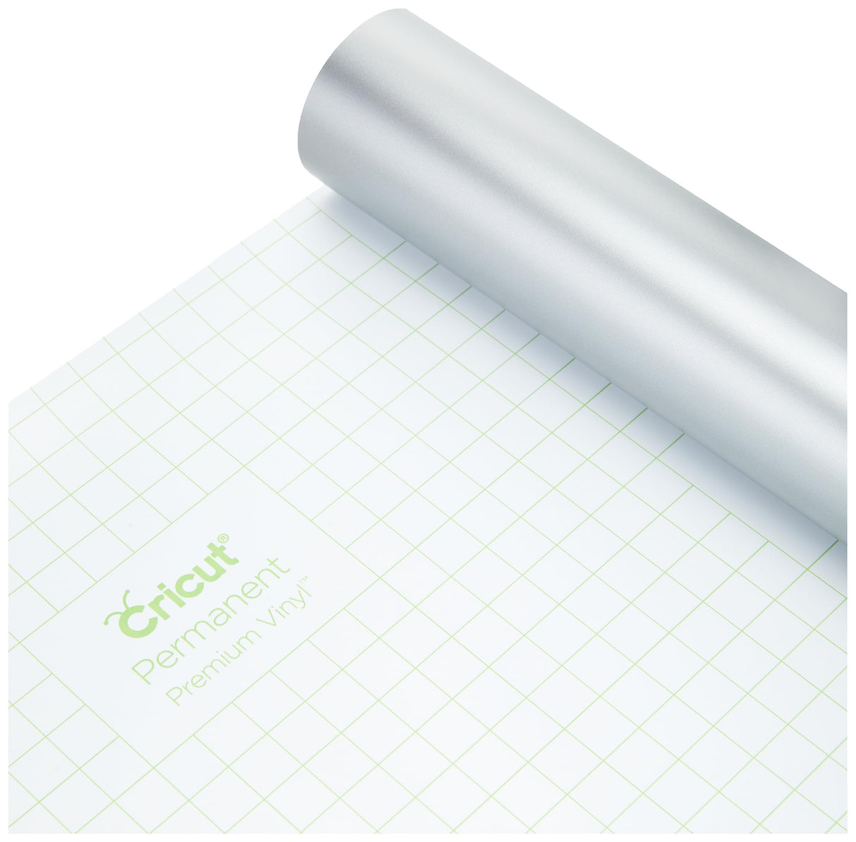 Cricut Permanent Vinyl | Silver | 1.2 m (4 ft) | Self Adhesive Vinyl Roll | for use with All Cricut Cutting Machines Cricut