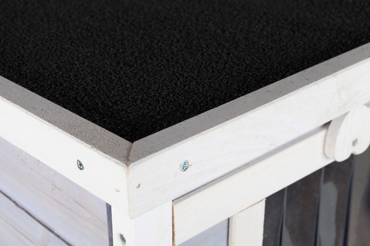 TRIXIE natura Weatherproof Small Outdoor Pet Home, Cat House, Rabbit House, Shelter for Feral Cats or Small Animals TRIXIE