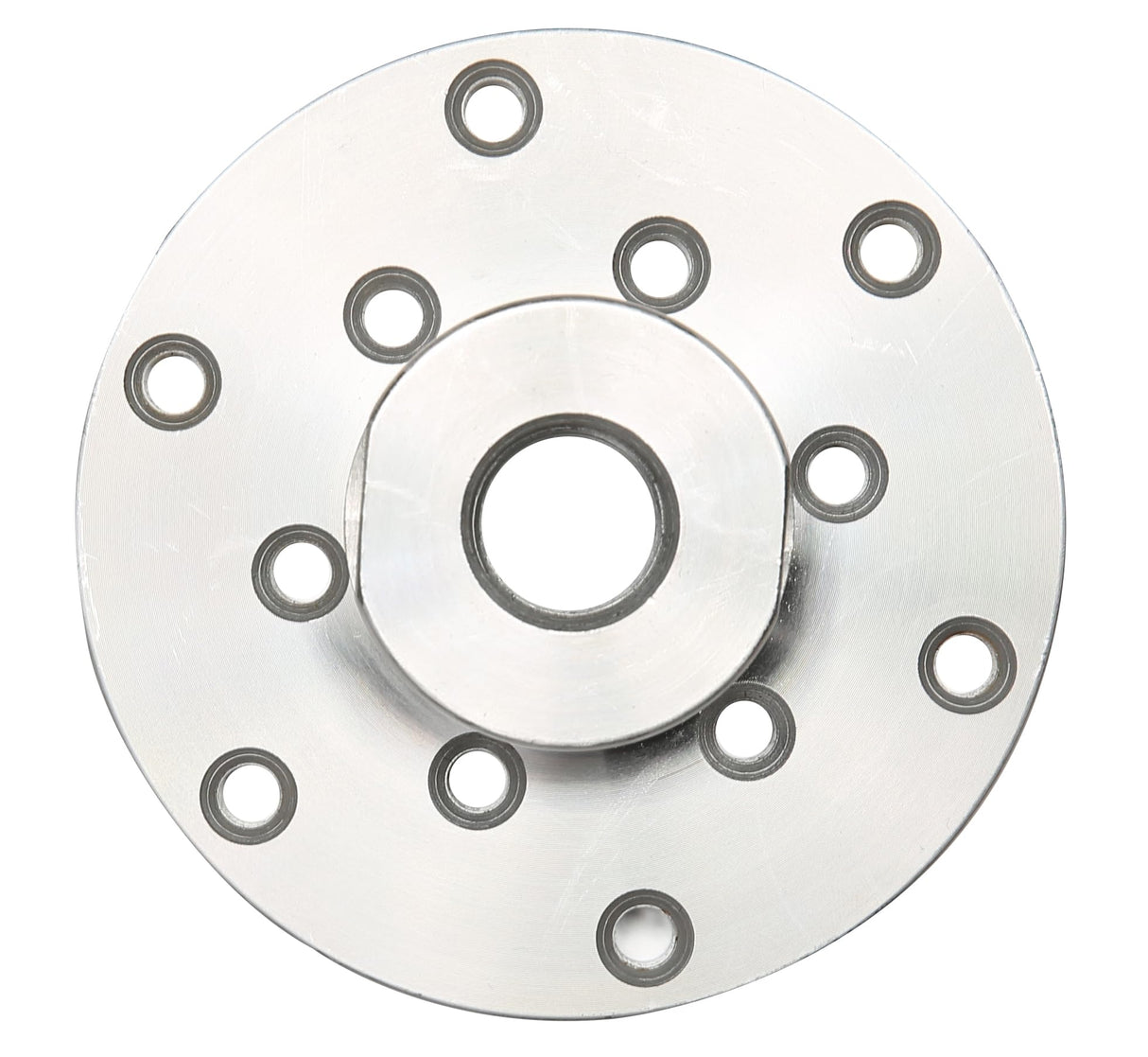 VINWOX 4" Wood Lathe Steel Faceplate, 3/4”x16TPI Spindle Thread Woodworking Machine Chuck Face Plate VINWOX