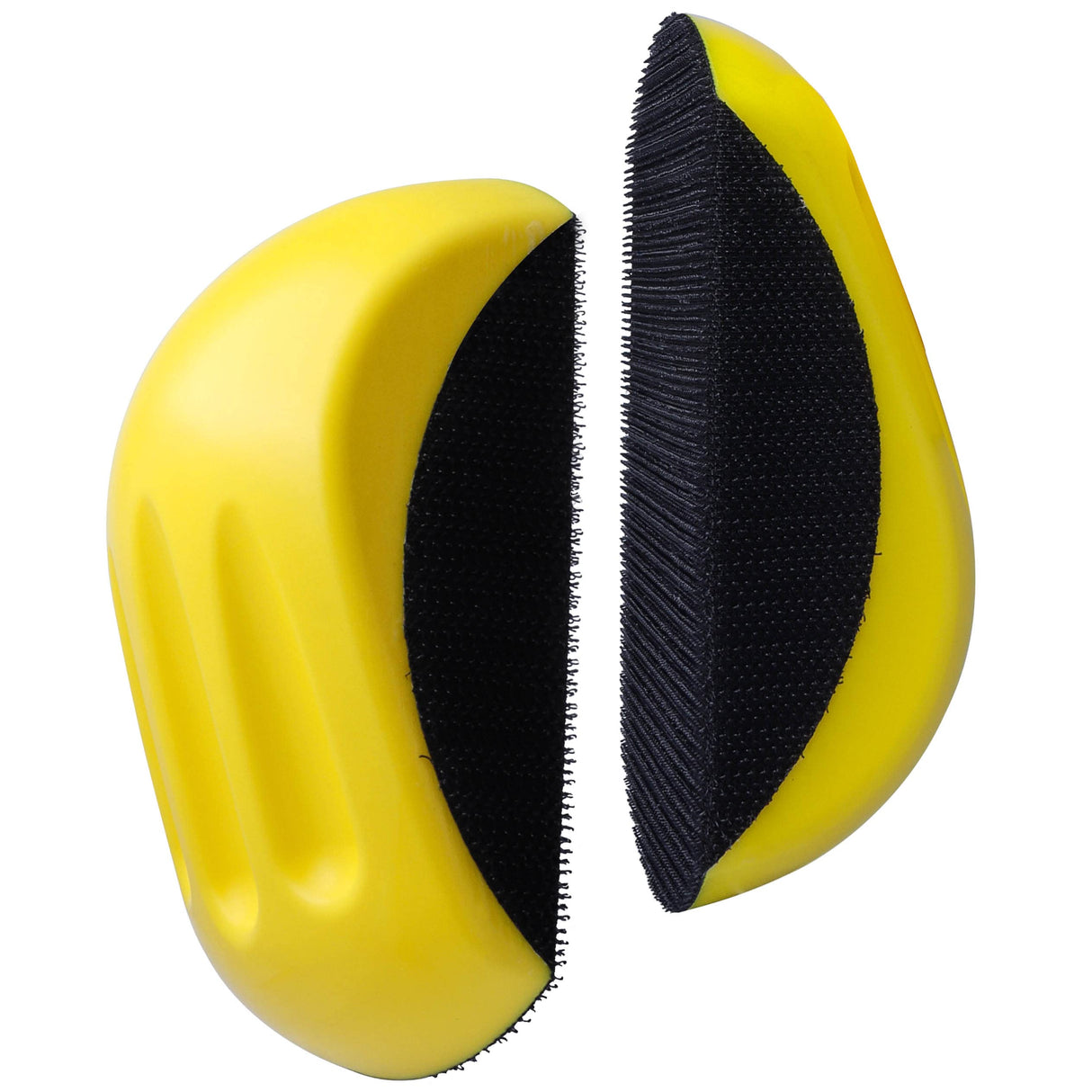 Yakamoz 2Pcs Hand Sanding Blocks, 5 Inch Hook Loop Sanding Block Foam Hand Sander Backing Pads for 5 Inch Hook and Loop Sanding Discs Sandpapers YAKAMOZ