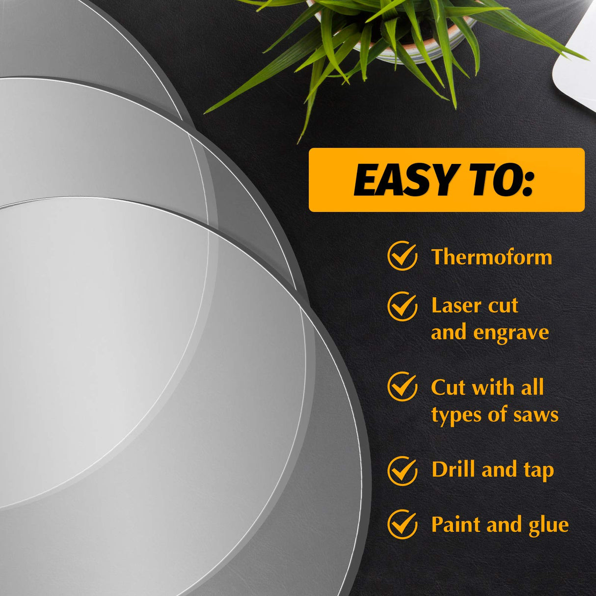 4 Pieces 3D Night LED Light Lamp Base and 4 Pieces Clear Acrylic Sheets with Remote Control and USB Cable, Christmas DIY Acrylic Adjustable 16 Colors Honoson