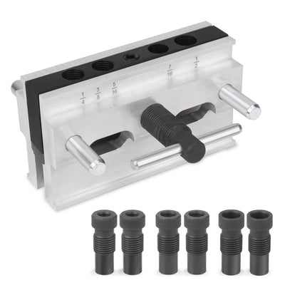 HURRICANE Centering Doweling Jig, Self Center Dowel Jig for Woodworking, Professional Dowel Jig Kit Bushings Set, Drill Guide Bushings Set, Perfect