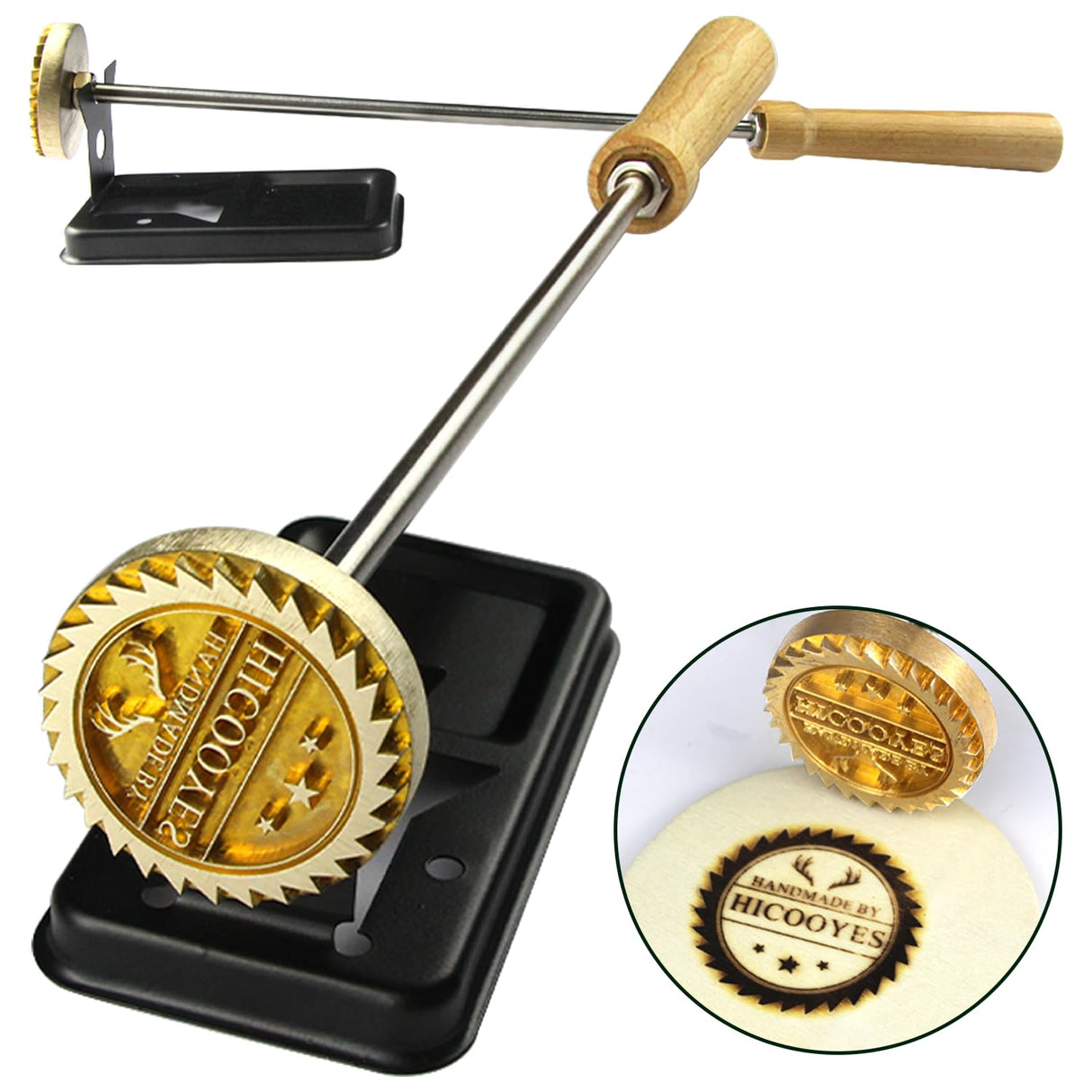 Customised Wood Branding Iron Kit - Personalised Mini Letters & Logo Stamp for Wood, Leather & Crafts Yuwu