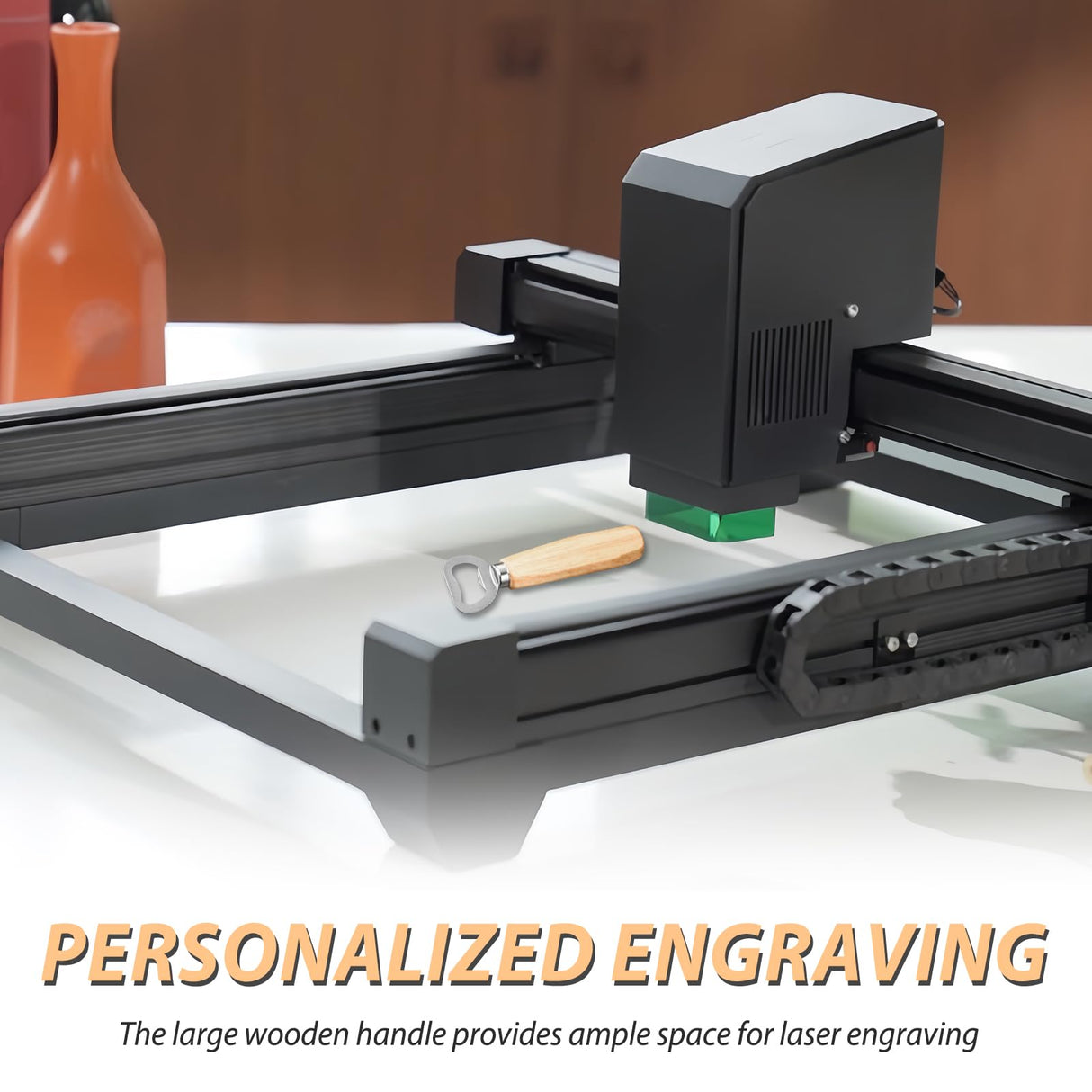 24pcs Bottle opener Beer Opener with Wooden Handle for engraving Cider Wine Bottle Opener Party Wedding Gifts YFANITI