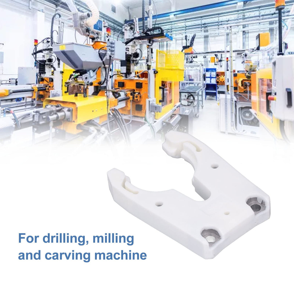 Tool Holder Clamp, Automatic Tool Holder Clamp ABS Plastic Explosion Proof Tool Changer Claw for CNC Machines Obetuens