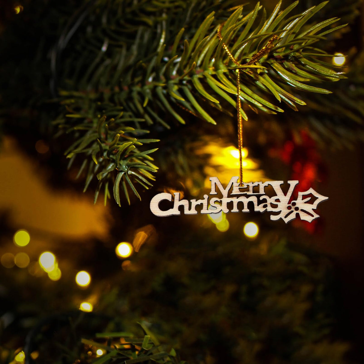 BESTOYARD 20pcs Merry Christmas Wooden Cutout Unfinished Wood Letter Piece Slice Embellishment for DIY Scrapbooking Xmas Sewing Crafts BESTOYARD