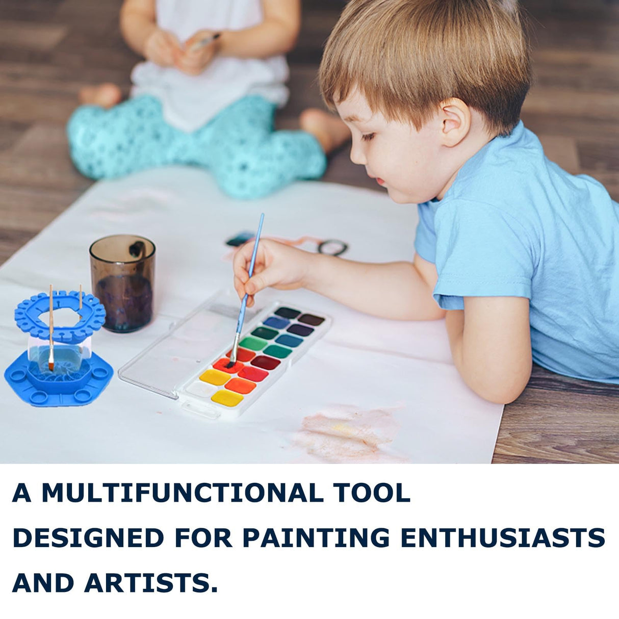 All in one paint brush cleaner rinse cup,Paint Brush Holder and Brush Cleaner,Brush Cleaning Cup for Acrylic,Oil,Watercolor,Water-based HOZY