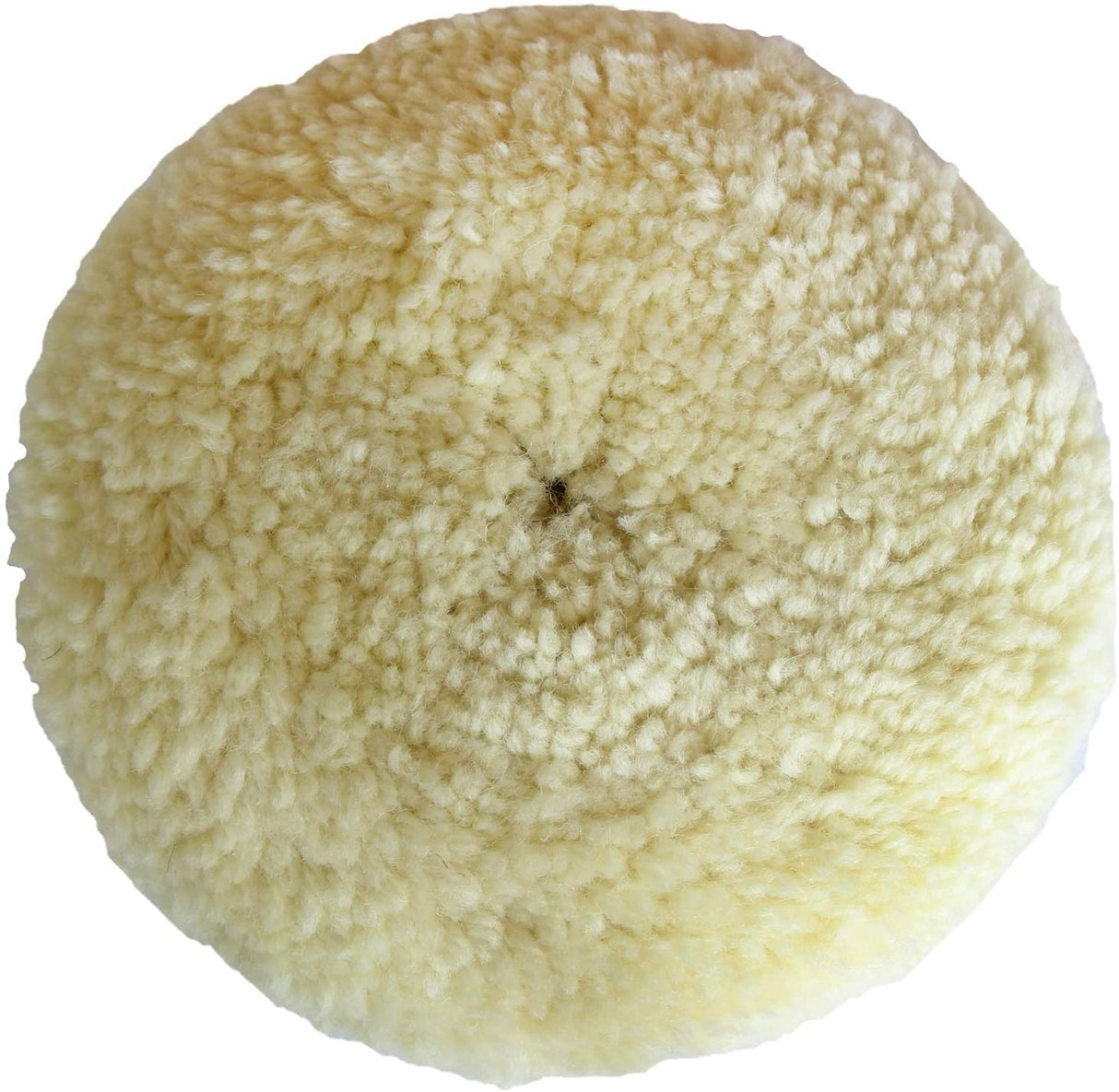 7" Wool Buffing Pad Kit 2PCS 100% Polishing Wool Pads Kit Low Linting Wool Pad, Used for Rotary and Random Orbit Sander/Polisher Buffing Equipment Shineyoo