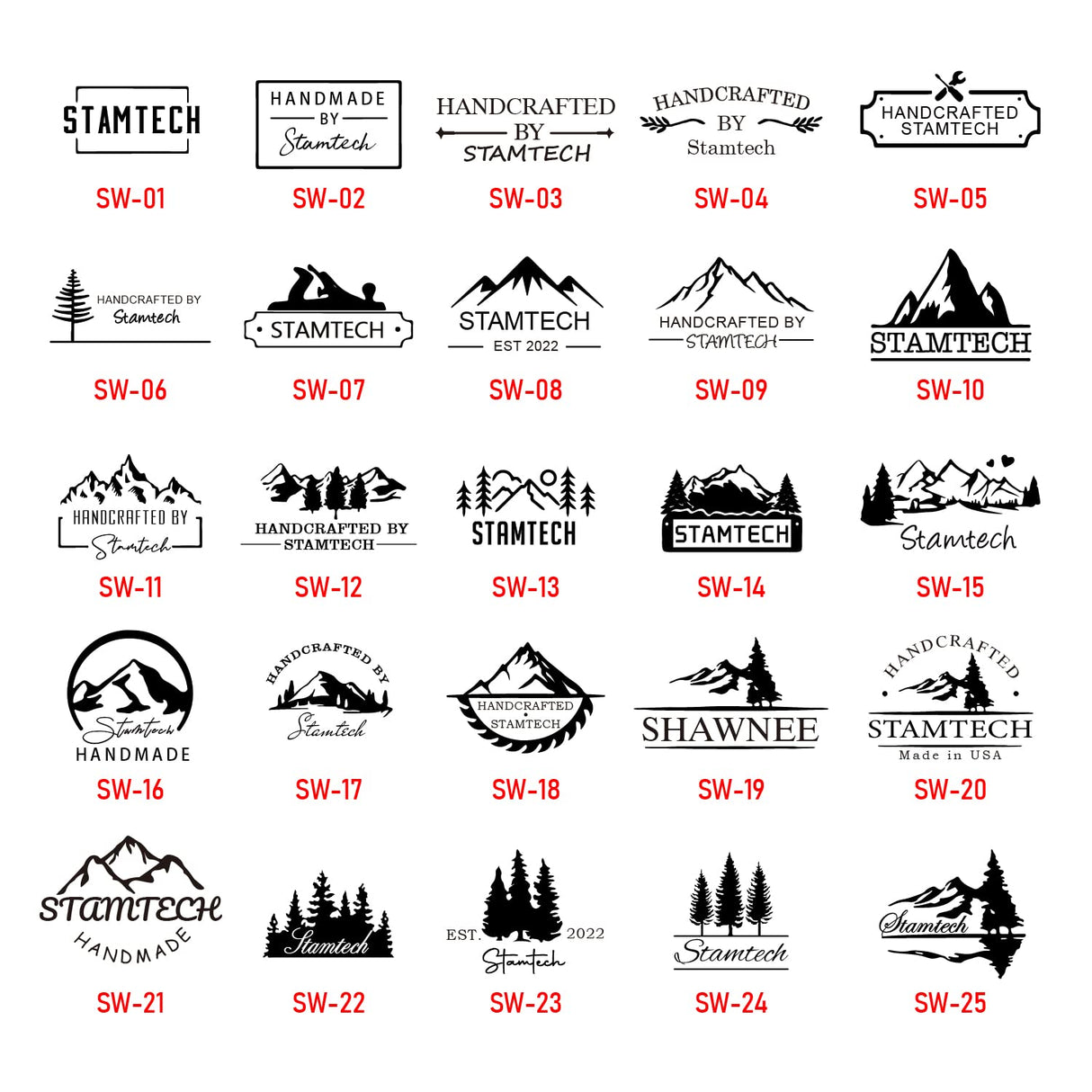 Custom STAMTECH Electric Branding Iron for Wood, Leather, and More - Personalise Your Craft Work STAMTECH