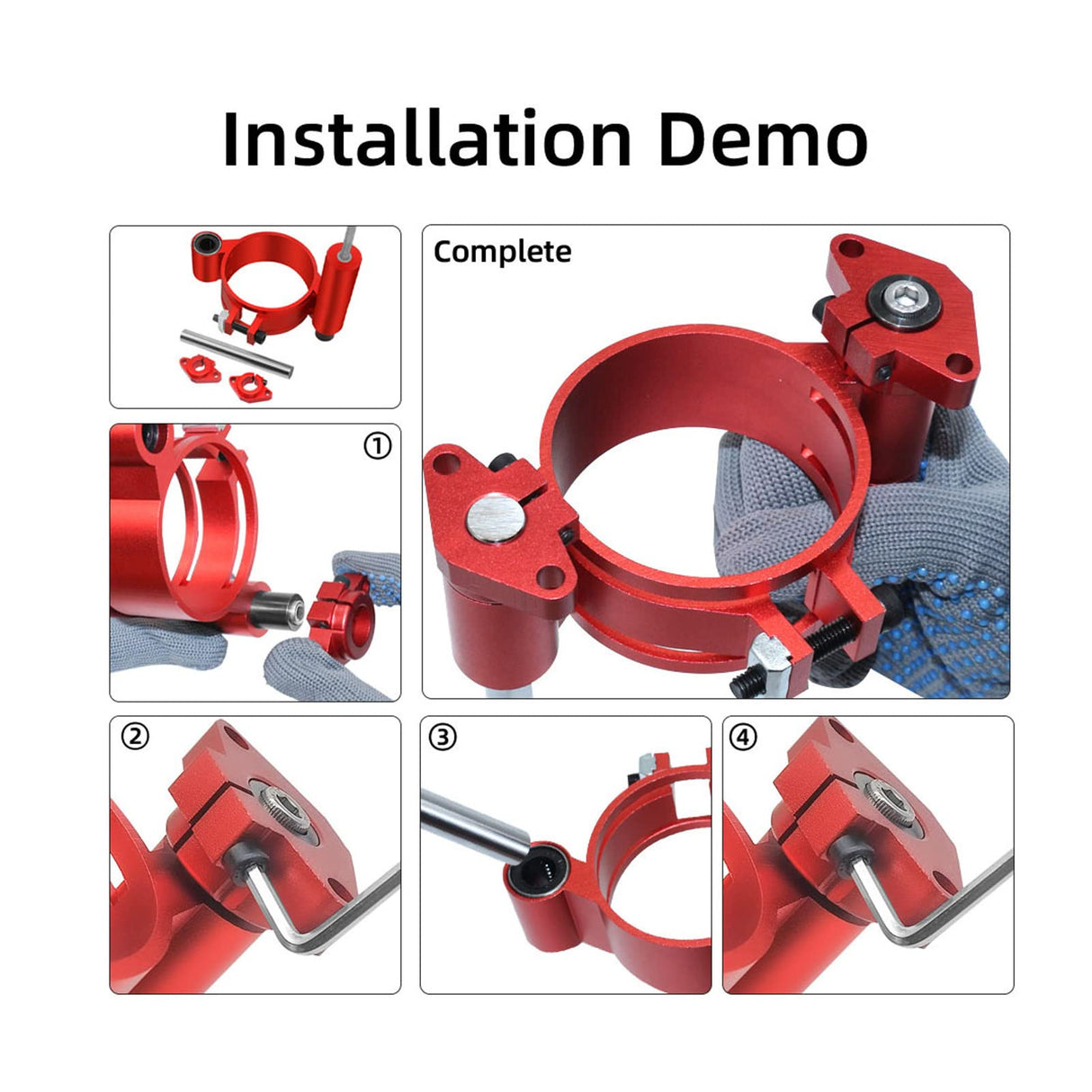 Router Lift System Kit, Router Table Insert Plate with Router Lift, Rings and Screws, Mounting Base Plate for Woodworking (Black) Acogedor