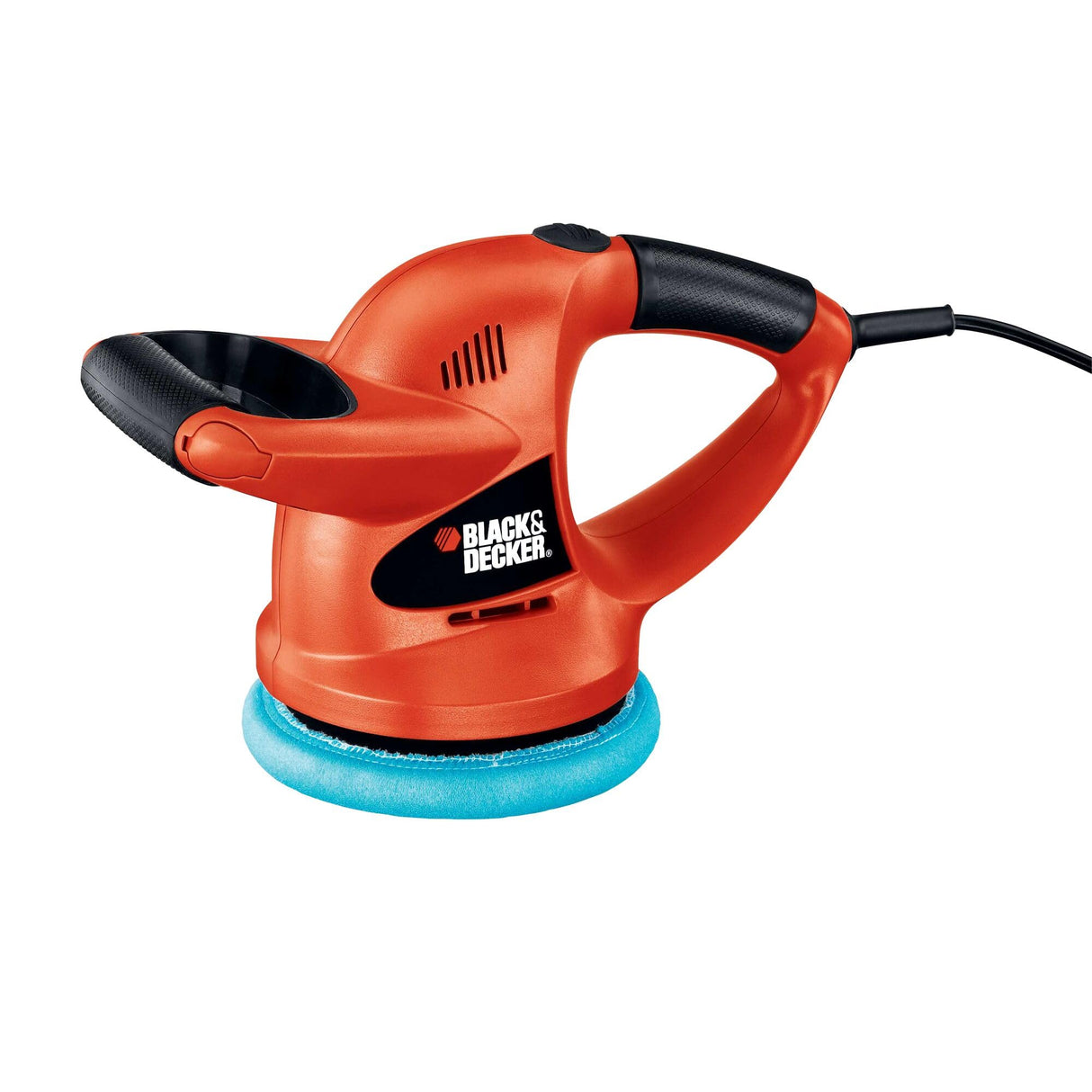 BLACK+DECKER Buffer Polisher, 6 inch Orbital Car Polisher, with Wool or Foam Bonnets (WP900) Black & Decker