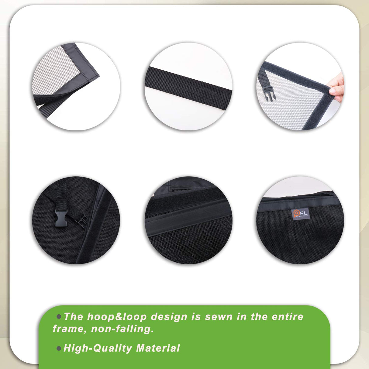 Garage Door Screen, 16x7 Ft Magnetic Closure Heavy Duty Weighted Bottom Garage Screen Doors for 2 Car Garage, Fiberglass Mesh Anti Annoying Animal PICK FOR LIFE