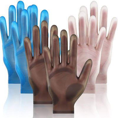 3 Pairs Reusable Safe Silicone Gloves for Resin Casting Projects Waterproof Silicone Gloves Finger Protectors for DIY Crafts Mitten Crystal Epoxy
