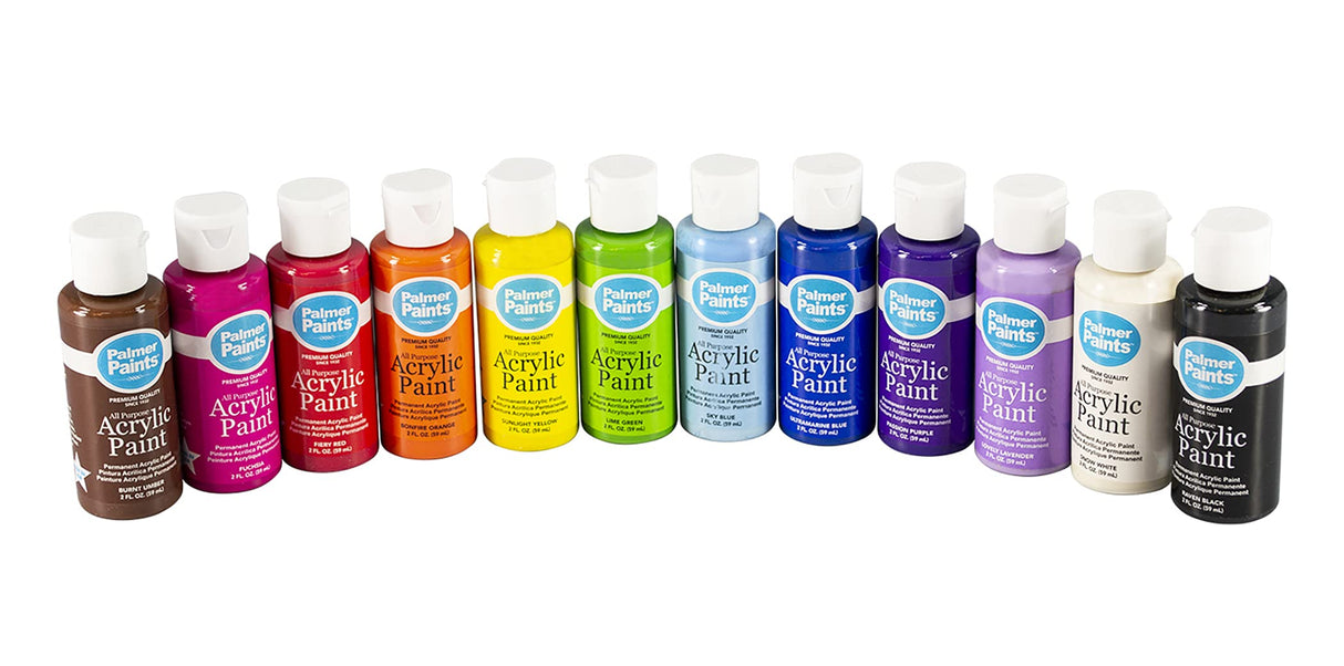 Palmer Paints Acrylic Paint Studio 25 Piece Set with Paints and Brushes Cra-Z-Art