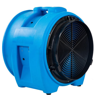 MOUNTO 16-Inch Axial Blower Exhaust Fan - 1HP, 5000 CFM, 200pa, Durable, Stackable, Ductable for Efficient Ventilation