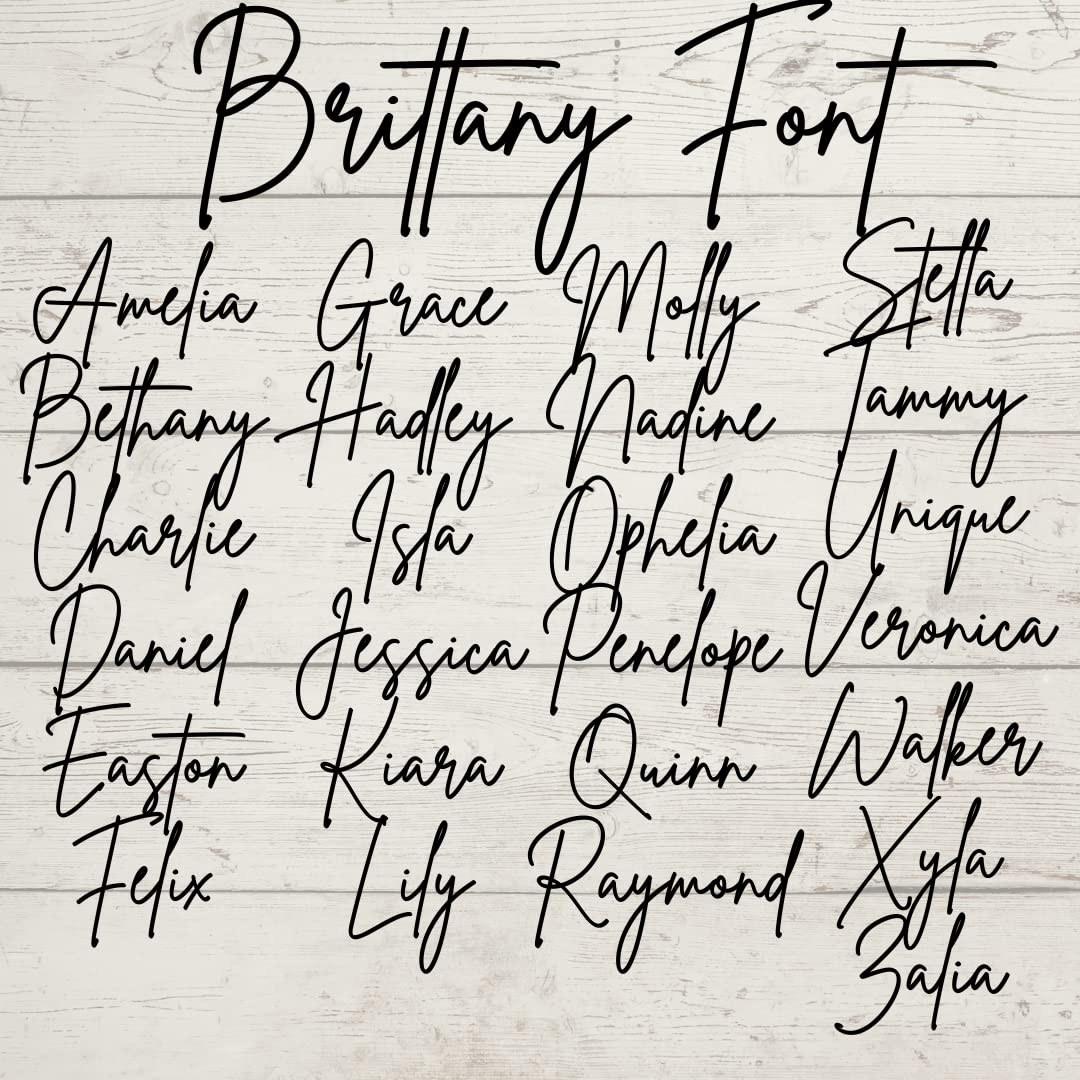 Personalized Custom Wood Name Sign, Nursery Name Sign, Family Name Signs, Choice of Size & Fonts! Generic