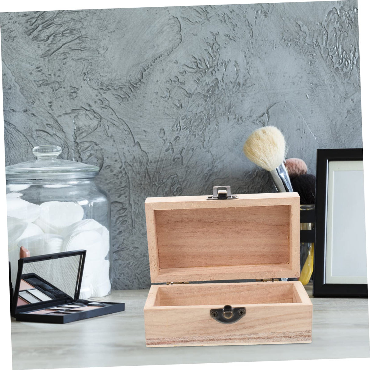 Unomor 5pcs Box Box Diy Wooden Box Unpainted Wood Boxes Jewelry Holder Jewelry Organizer for Necklaces Earring Organizer Tray Small Wooden Boxes for Unomor