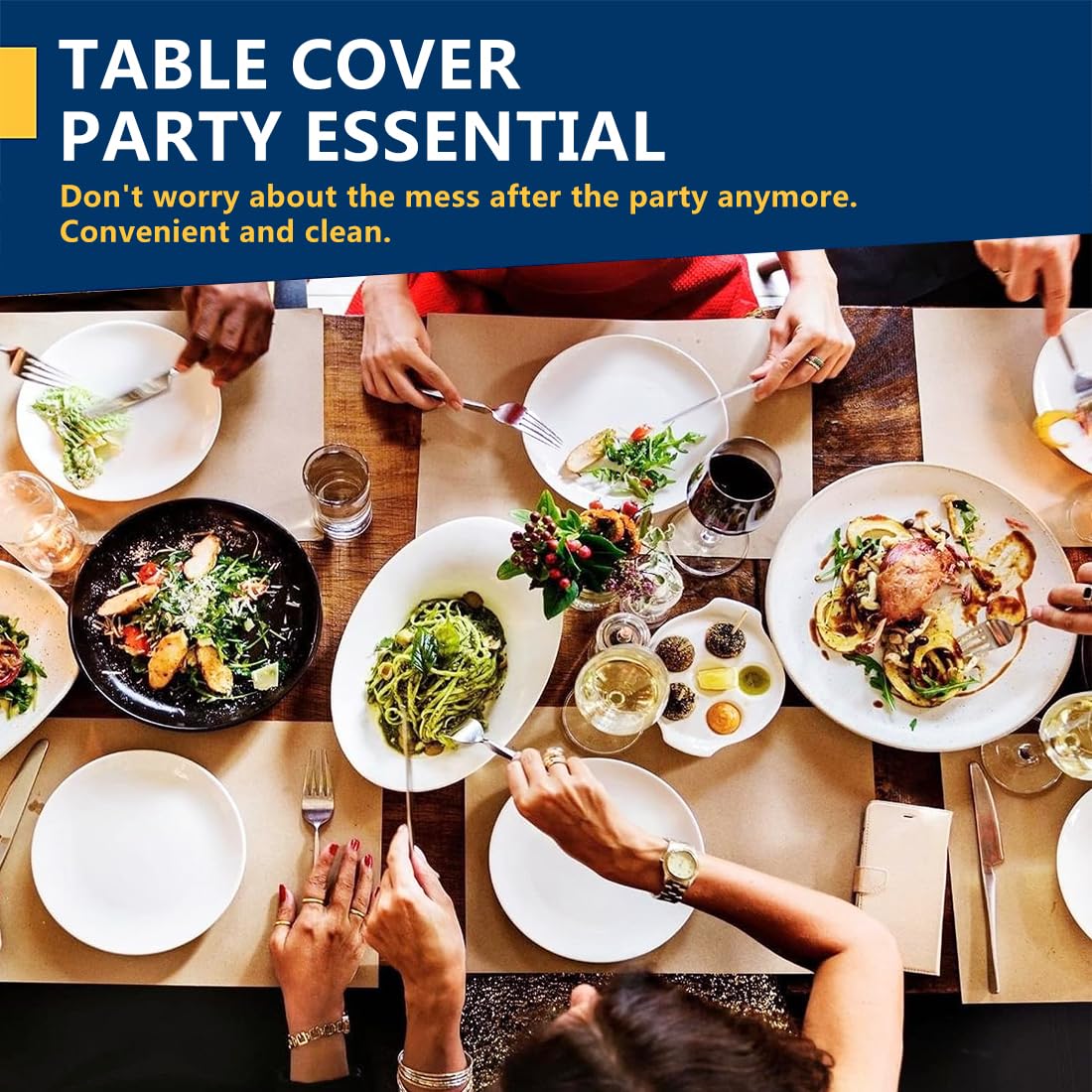 PerkHomy Brown Kraft Paper Roll 17.5" x 1,200" (100') for Gift Wrapping Bulletin Board Bouquet Flower Kids Wall Art Craft Packing Moving Shipping PH PERKHOMY