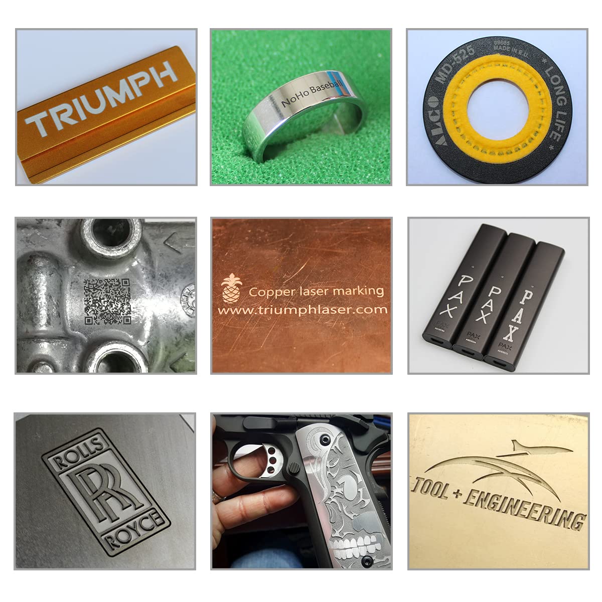 Triumph Fiber Laser Marking Machine Raycus 30w for Permanent Metal Parts Engraver Marker Engraving Rotary jewllery Ring Firearms T TRIUMPH