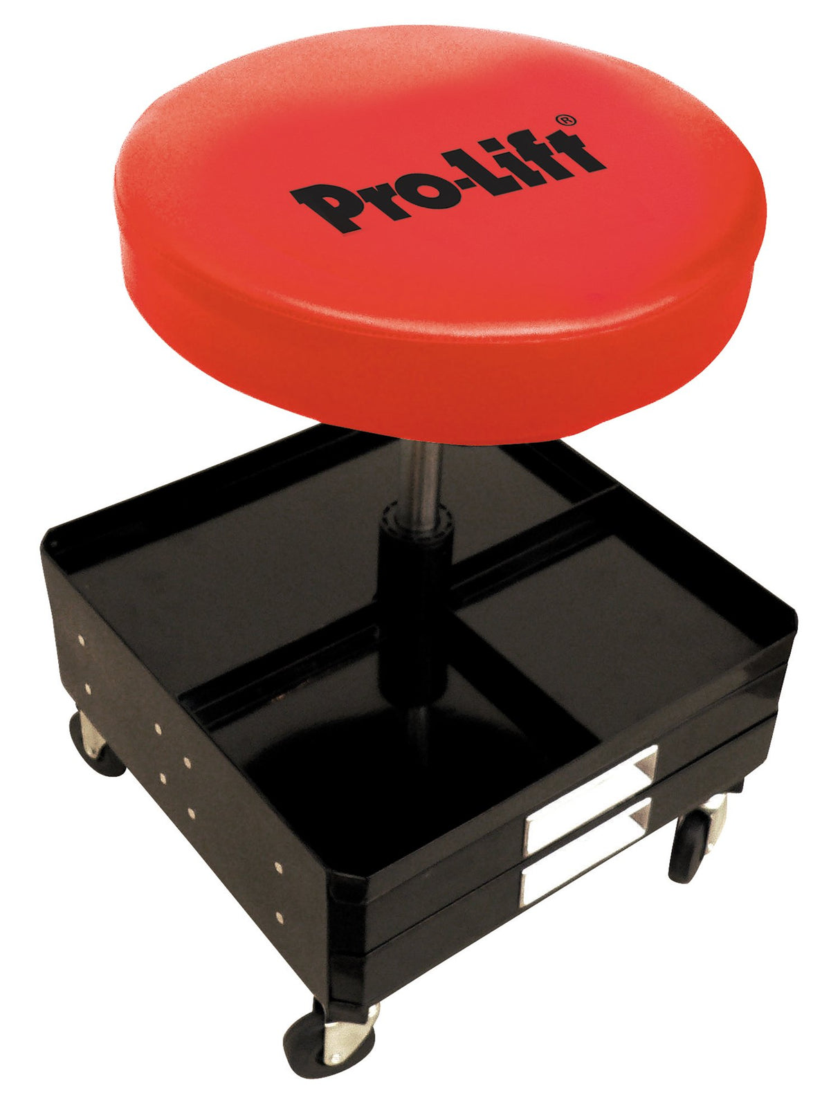 Pro-Lift C-3100 Grey Pneumatic Chair with Dual Tool Tray - 300 lb. Capacity, Pack of 1 Pro-LifT