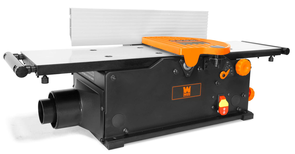 WEN JT833H 10-Amp 8-Inch Spiral Benchtop Jointer with Extendable Table WEN
