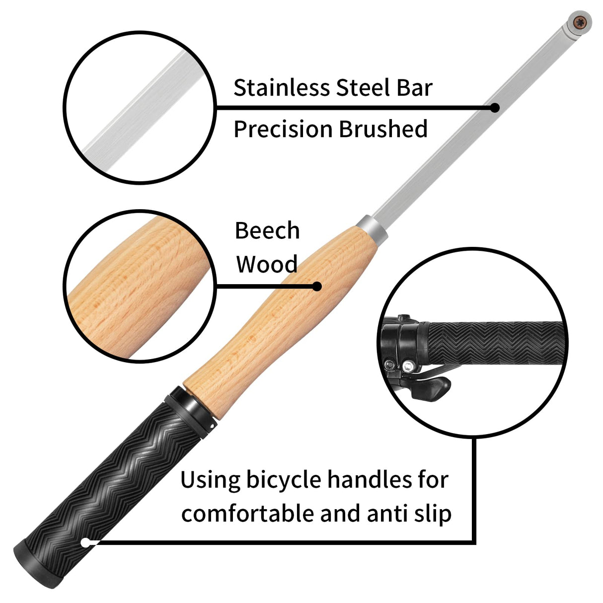DEEFIINE Carbide Tipped Wood Lathe Turning Tools Set with Bowl sander, Lathe Rougher And Finisher Swan Neck Hollowing Tools With 4pcs Carbide Inserts DEEFIINE
