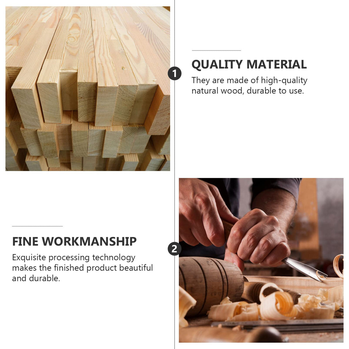 Cabilock Treasure Chest Box 2Pcs Wooden Keepsake Box Unfinished Wood Box Treasure Jewelry Chest Vintage Handmade Craft Box with Hinged Lid for Cabilock