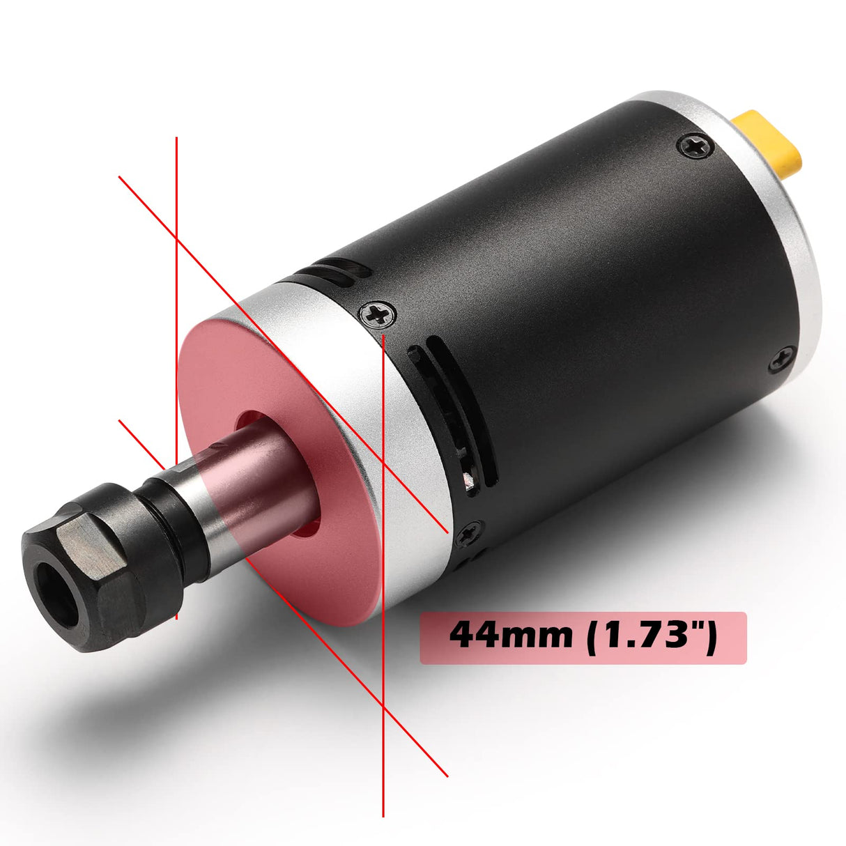 Genmitsu CNC Brushless Motor DC Spindle Kit 24V 12000rpm with Drive Board & Collet Holder Installed, Perfect for 3018 Series CNC Machine Genmitsu