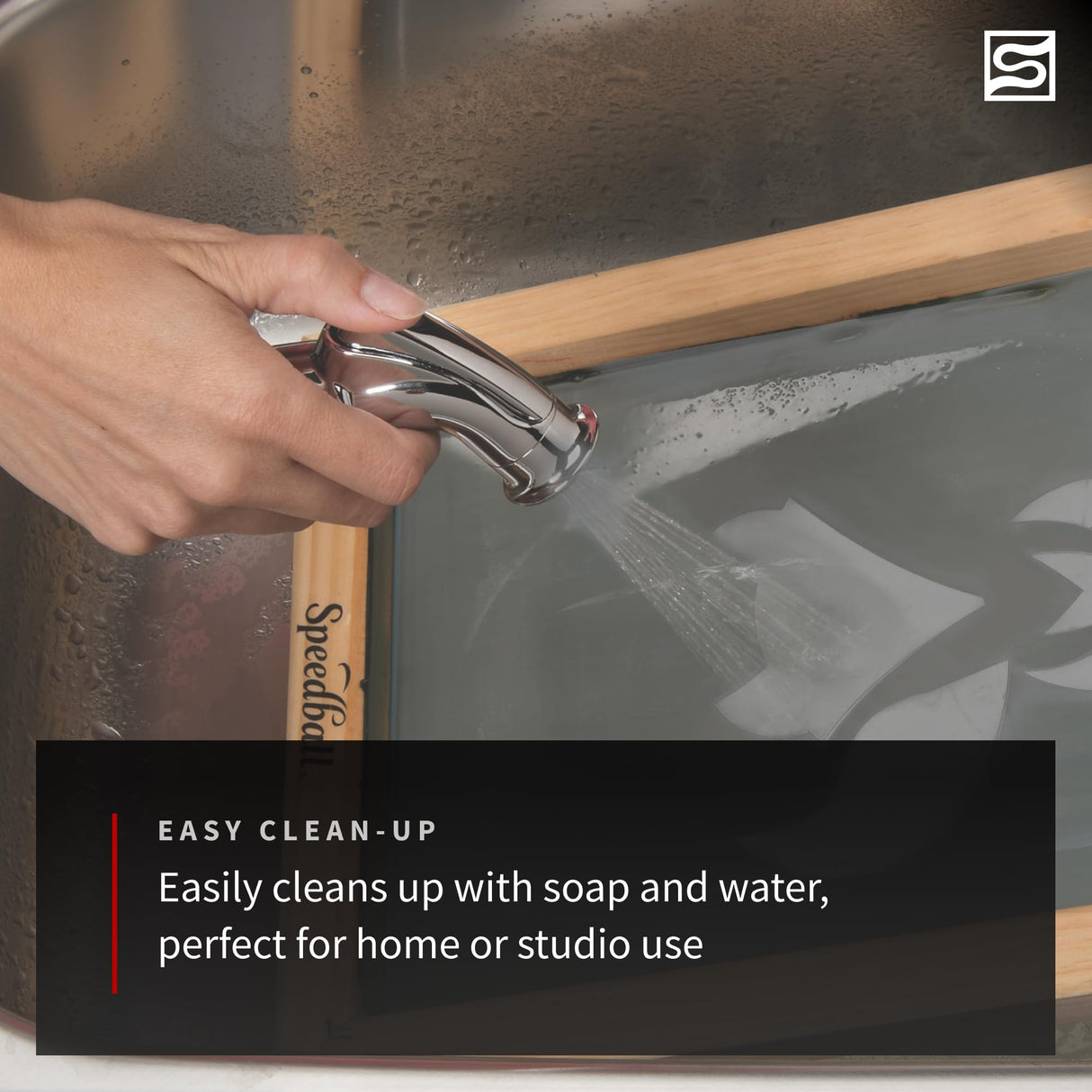 Speedball Advanced All-in-One Silk Screen Printing Kit, (19-Piece) Includes Ink, Frame Base, UV Exposure Light Speedball