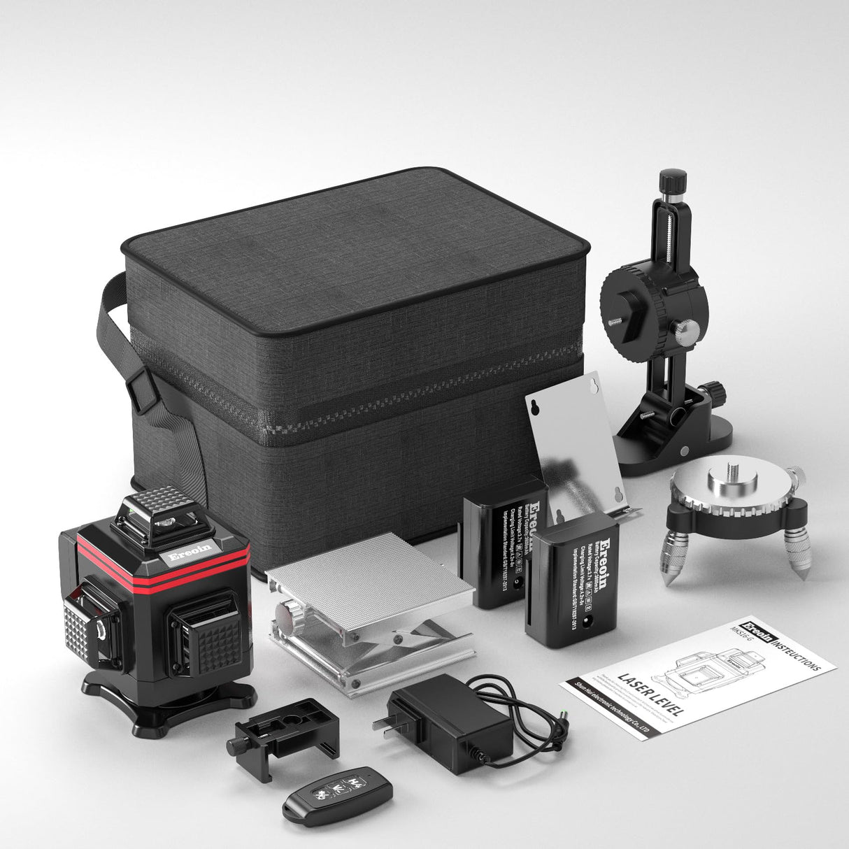 16 Lines Laser Level 4x360° Self Leveling Green Laser Level, 4D Green Cross Line for Construction and Picture Hanging,Laser measurement calibration Ereoin