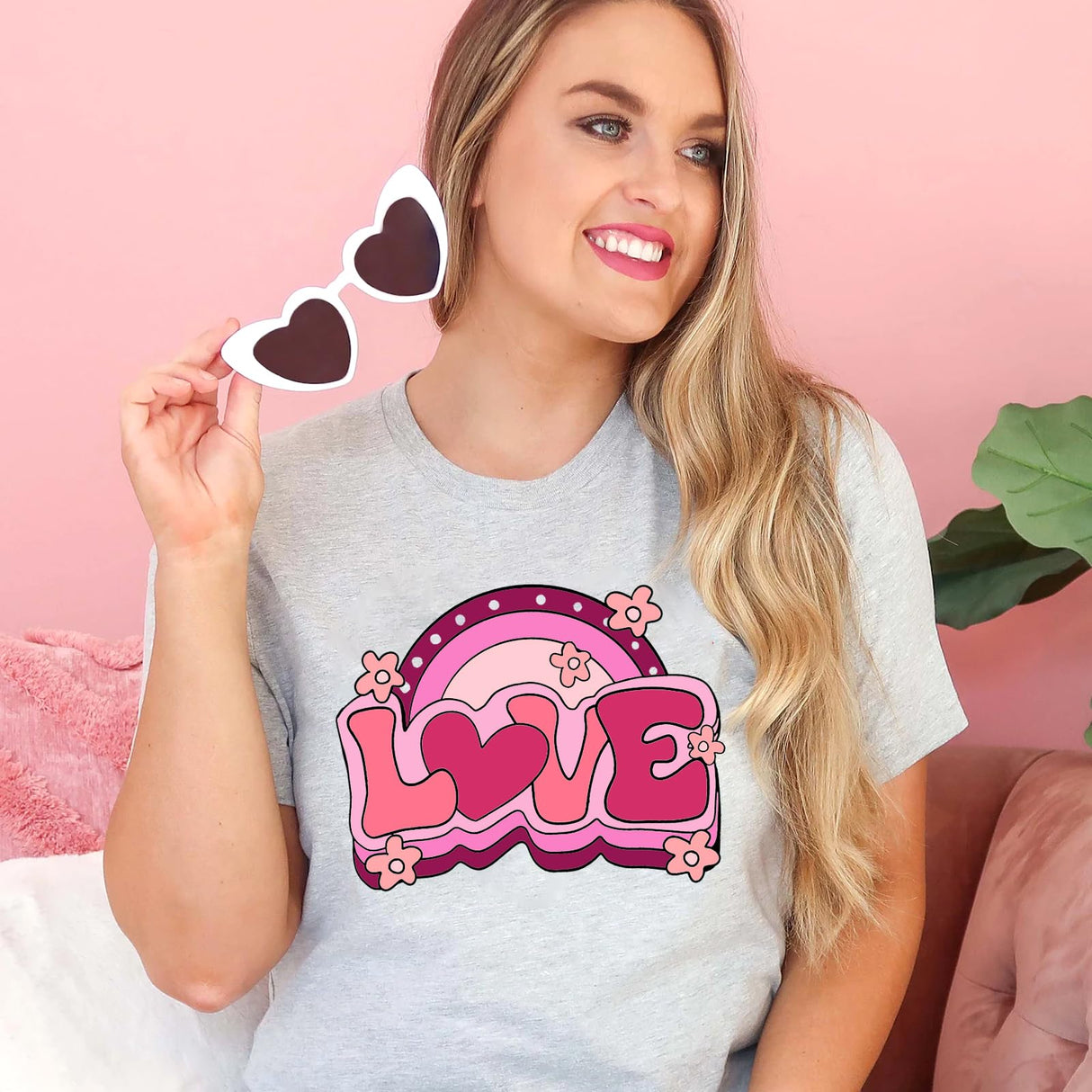 Tintnut Pink HTV Heat Transfer Vinyl - 18 Sheets 12 x 10inches Light Pink Heat Transfer Vinyl Rose Pink HTV Iron on Vinyl for T-Shirts Compatible Tintnut