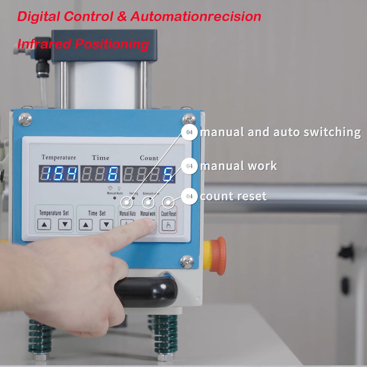 WUMSTOT Heat Press 16x24 Machine: Pneumatic Dual Platen Heat Press with Infrared Positioning & Up-Sliding Function - Large Format Sublimation WUMSTOT