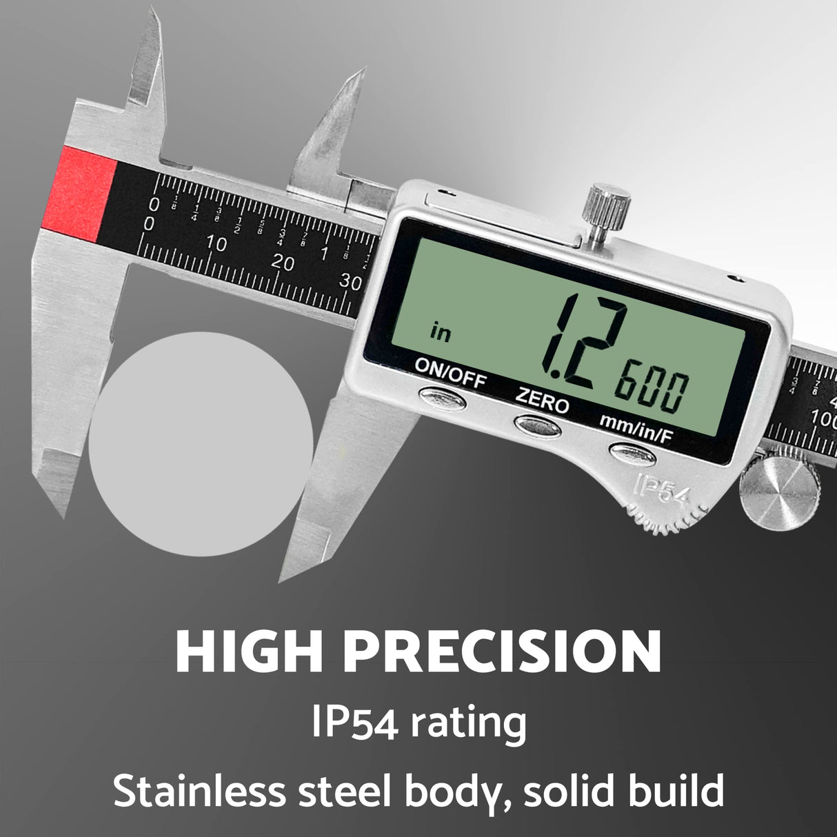 Caliper Measuring Tool 6 inch / 150 mm, Digital Caliper with Extra Large LCD Screen, Digital Micrometer Caliper Vernier IP54 by S&F STEAD & FAST S&F STEAD & FAST
