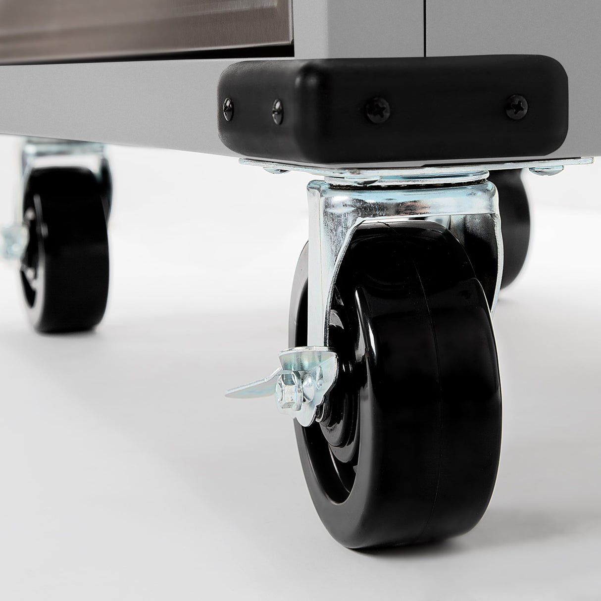 Seville Classics UltraHD Heavy Duty Rolling Cabinet Workbench Table w/Solid Wood Top Workstation for Garage, Office, Workshop, 6-Drawer (28" W x 25" Seville Classics