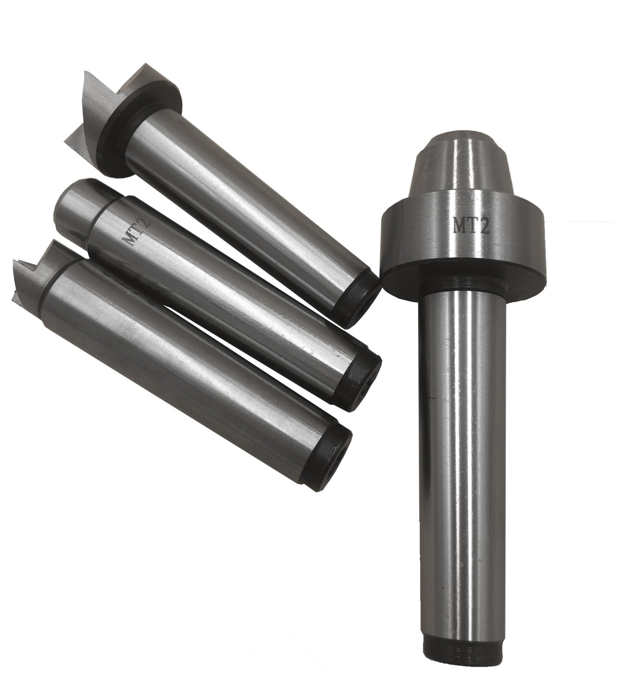 MT2 Live Center Wood Lathe Drive Spur Cup 4pcs Set with 2Pcs Extra Replacement Tips with Good Quality Wooden Box Almhs