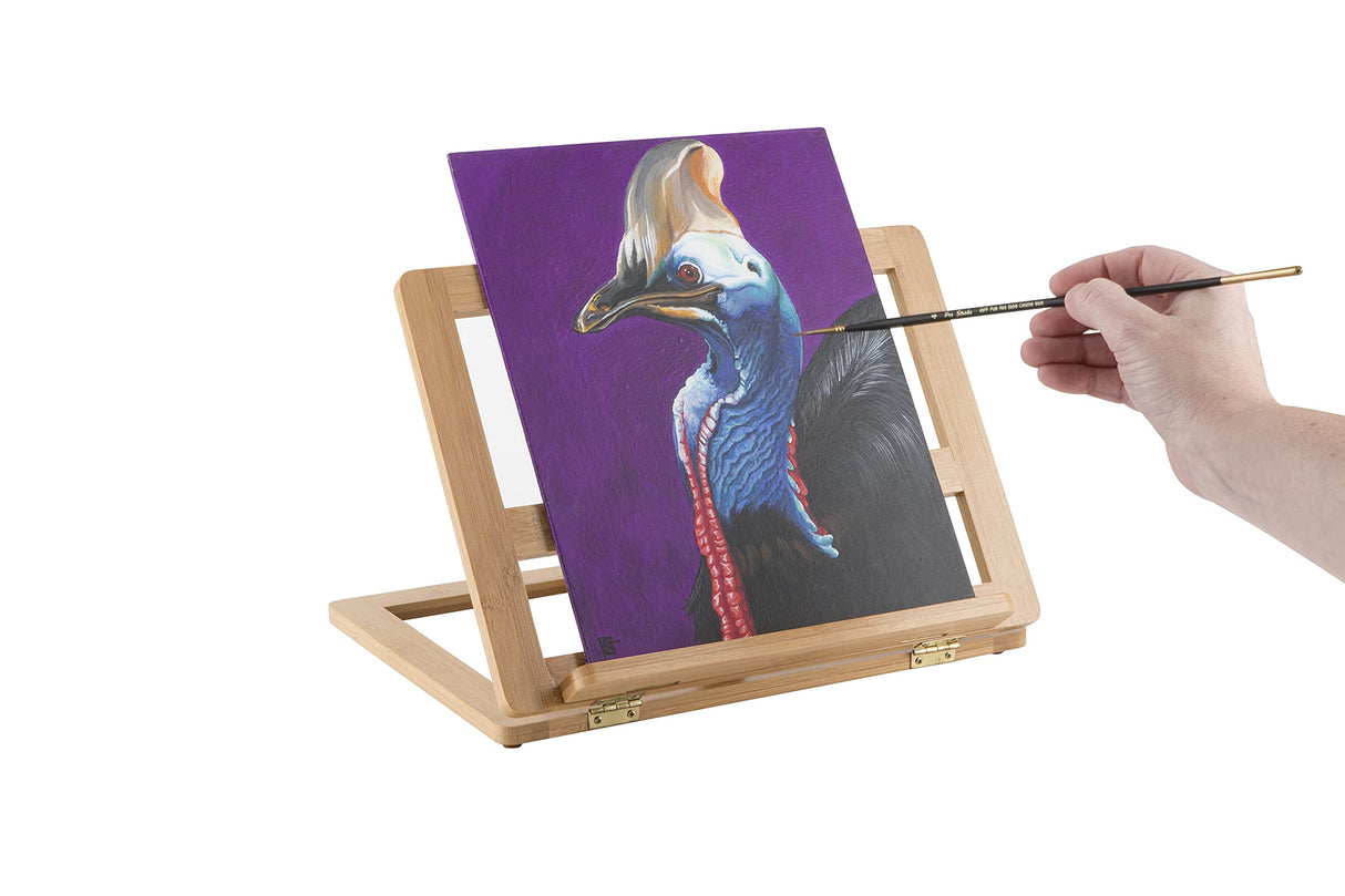 Creative Mark Tao Bamboo Painting Desk Easel and Drawing Stand - Durable Design with Adjustable Angles Lightweight Art Easel for Drawing and Painting Creative Mark