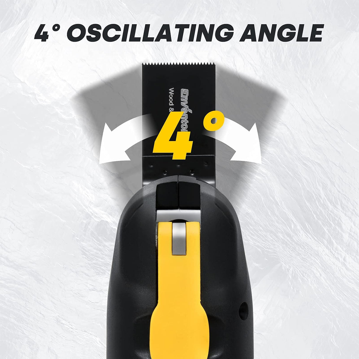 ENVENTOR Cordless Oscillating Tool, 20V Brushless Oscillating Multitool Kit with 6 Variable Speed, 4° Oscillation Angle, 28 pcs Accessories, Fast Enventor