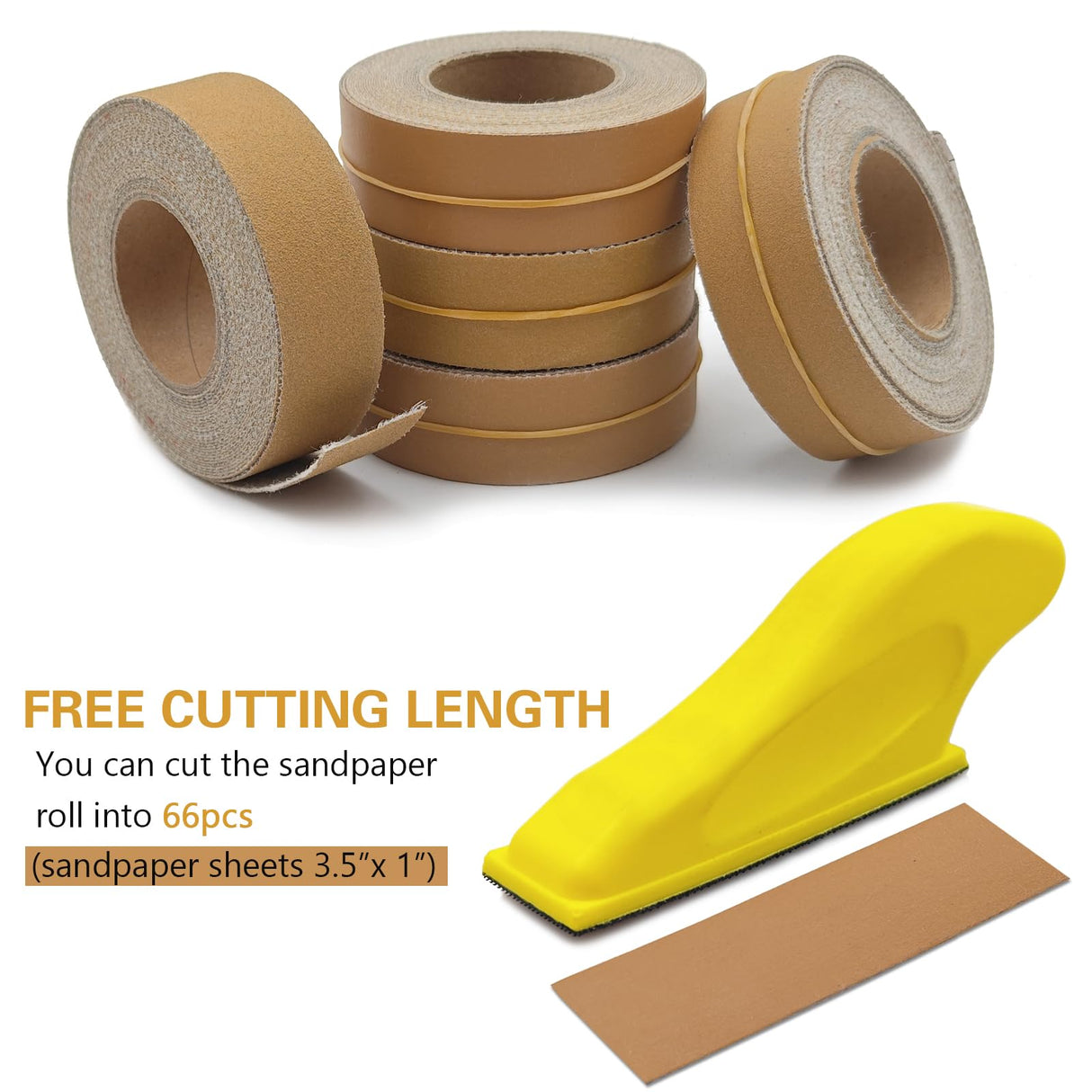 QYQRQF Hand Sander Kit, Assorted Micro Sander Sand Paper 150 240 320 400 600 Grits Hoop and Loop Sandpaper with 2pcs Detail Sanders for DIY Crafts QYQRQF