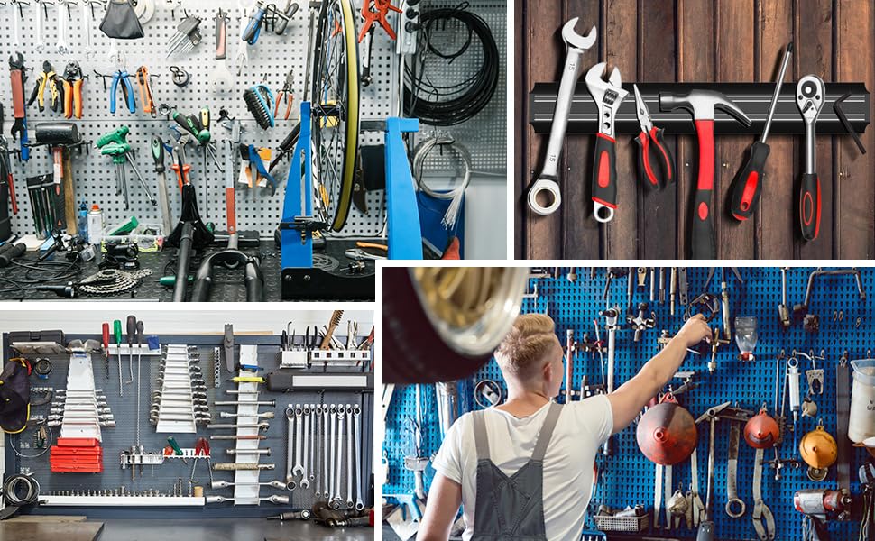 Magnetic Knife Strips(15 Inch X Set Of 2) Magnetic Knife Storage Strip, Knife Holder, Knife Rack, Knife Strip, Kitchen Utensil Holder, Tool Holder, PENXUA