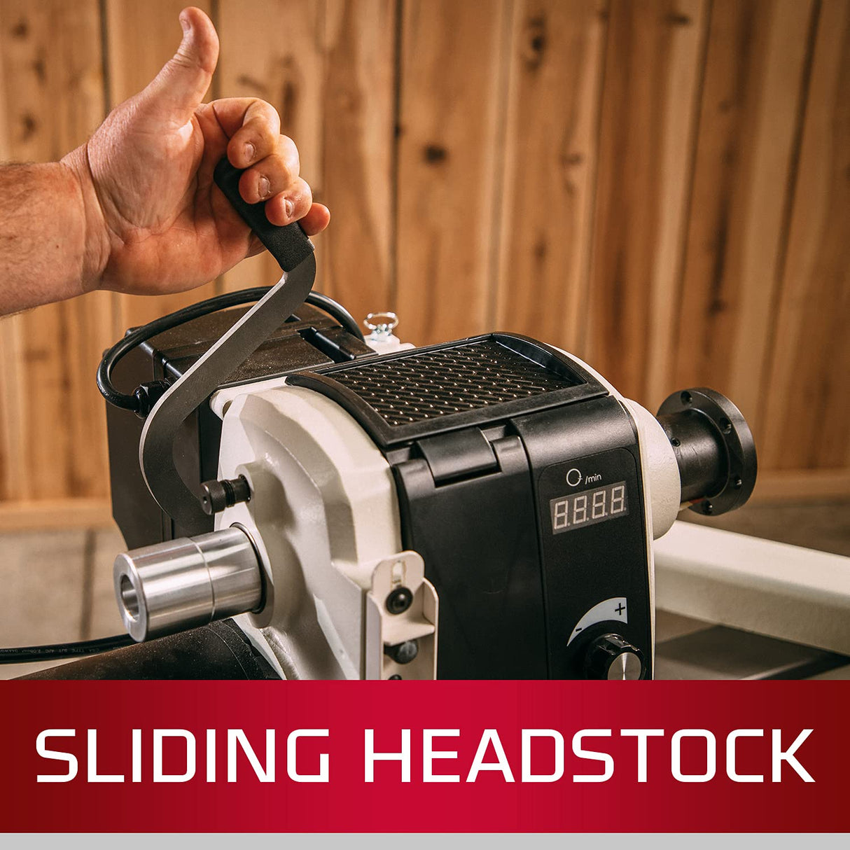 JET 16" x 40" Variable-Speed Woodworking Lathe, 1Ph 115V (JWL-1640EVS) Jet