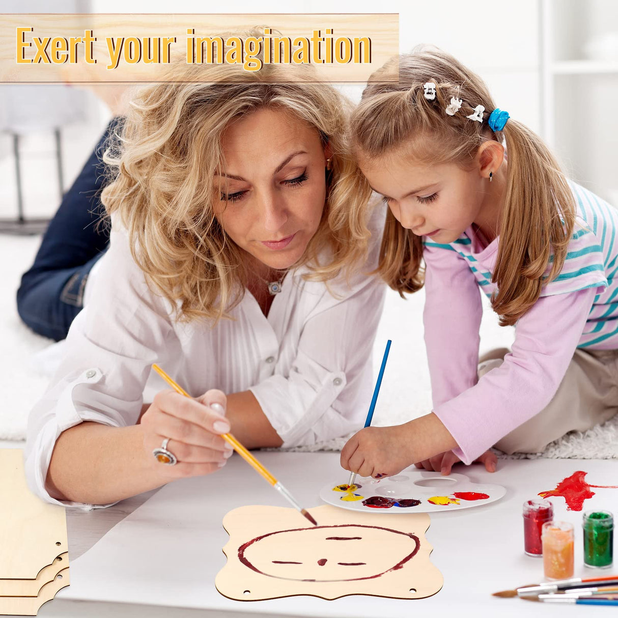 30 Pcs Unfinished Wood Sign Blank Wood Blanks for Crafts Wooden Plaque for Crafts Wood Hanging Sign Blank Rectangle Wooden Sign Wooden Slices Banners Kigley