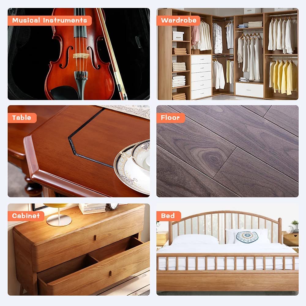 Wood Furniture Repair Kit - 18 Colors Wood Filler Hardwood Laminate Vinyl Floor Repair Kit Wood Putty Cabinet Touch Up Kit - Cover Scratches, Stains, A-HEYIDA