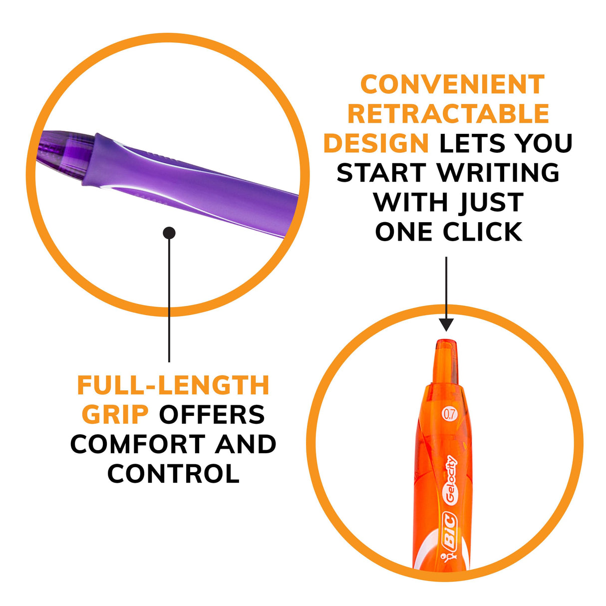 BIC Gel-ocity Quick Dry Ocean Themed Gel Pens, Medium Point (0.7mm), 16-Count Gel Pen Set, Colored Gel Pens for Note Taking and Journaling, Colors BIC